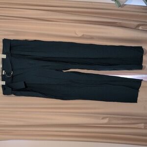 A New Day Turquoise High-Waisted Belted Pants